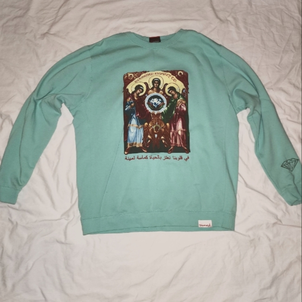 Diamond Supply Co Religious Sweater